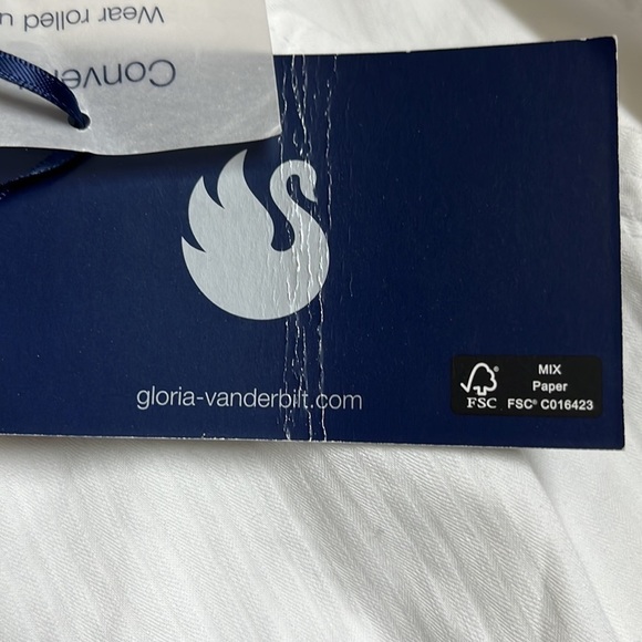 GLORIA, Vanderbilt, white cotton Capri pants - Picture 5 of 7